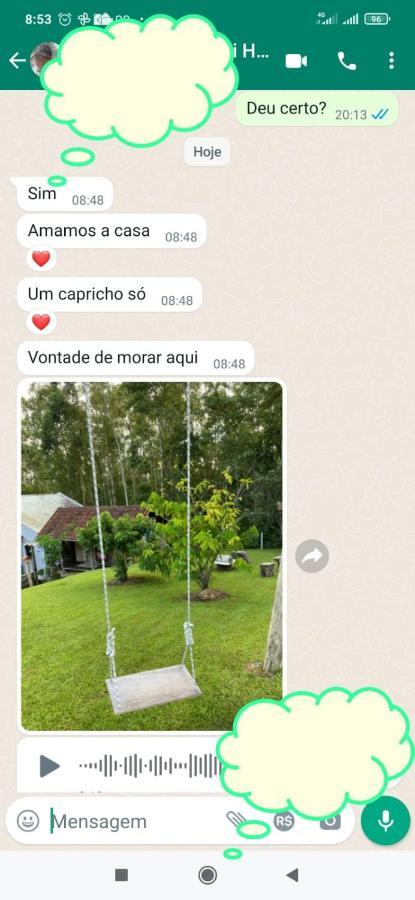 Casa Confortavel Em Local Tranquilo. Rodeio Bagian luar foto
